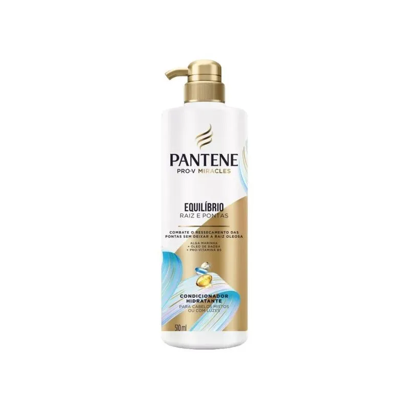 Condicionador Pantene 510ml + Shampoo 510ml Pump Equilibrio