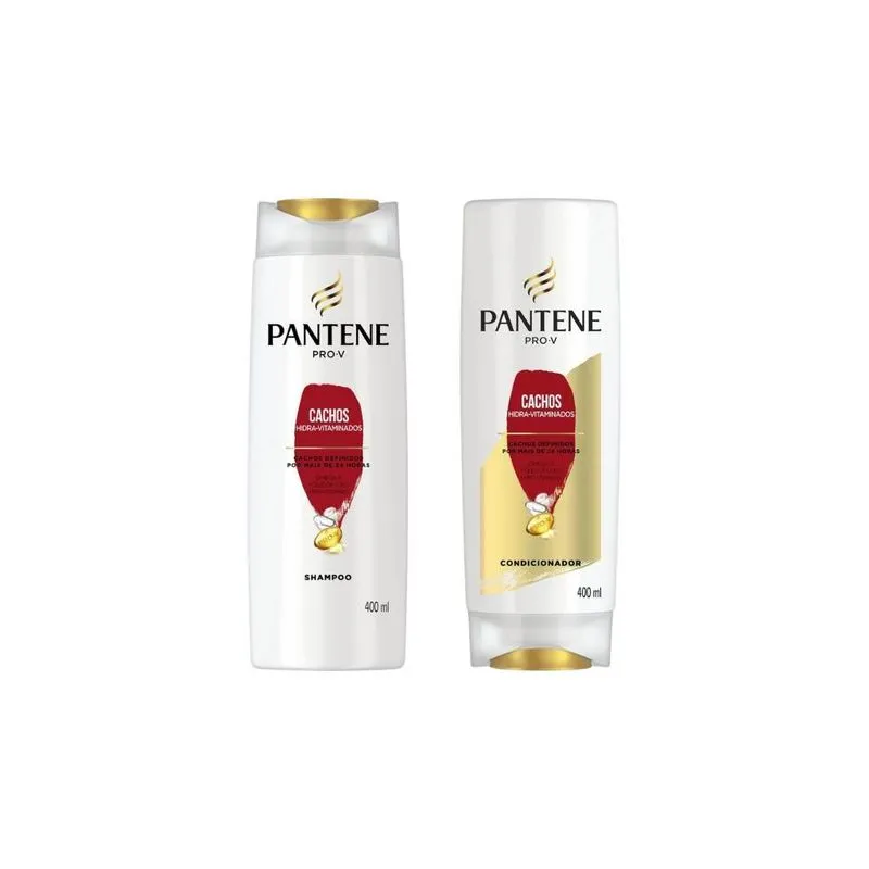Kit Shampoo + Condicionador Pantene 400Ml Cachos