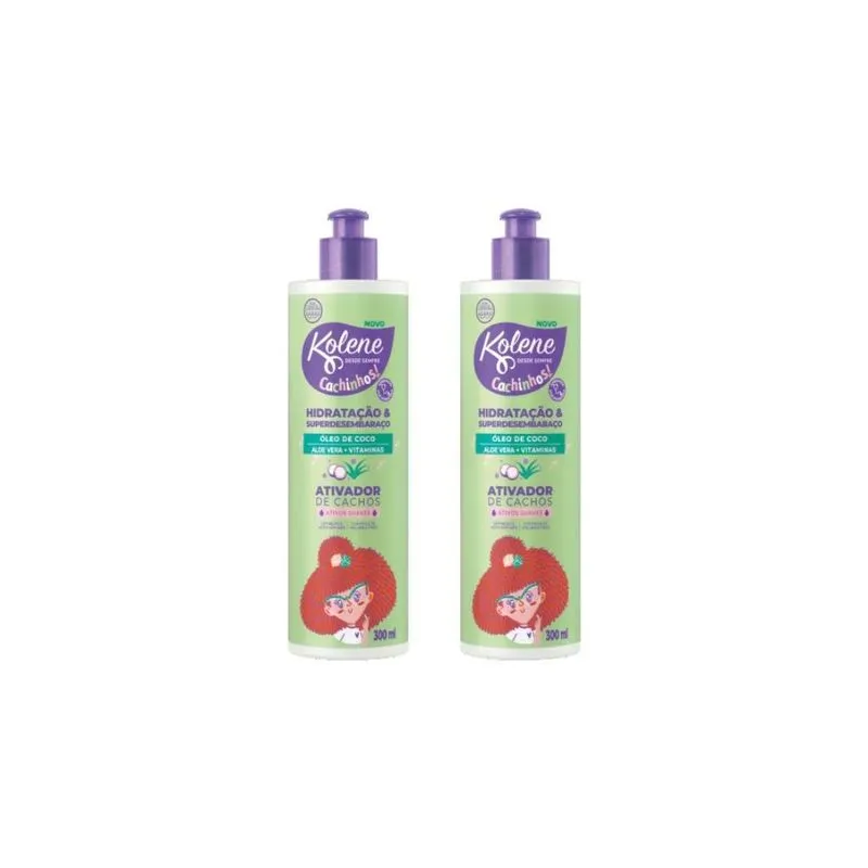 Ativador De Cachos Kolene Cachinhos 300ml-kit C/2un