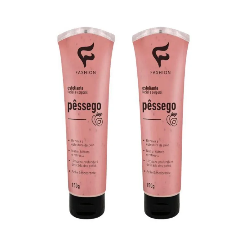 Esfoliante Fashion Facial E Corporal 150g Pessego - 2un
