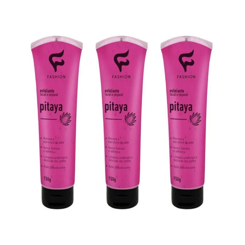 Esfoliante Fashion Facial E Corporal 150g Pitaya - 3un