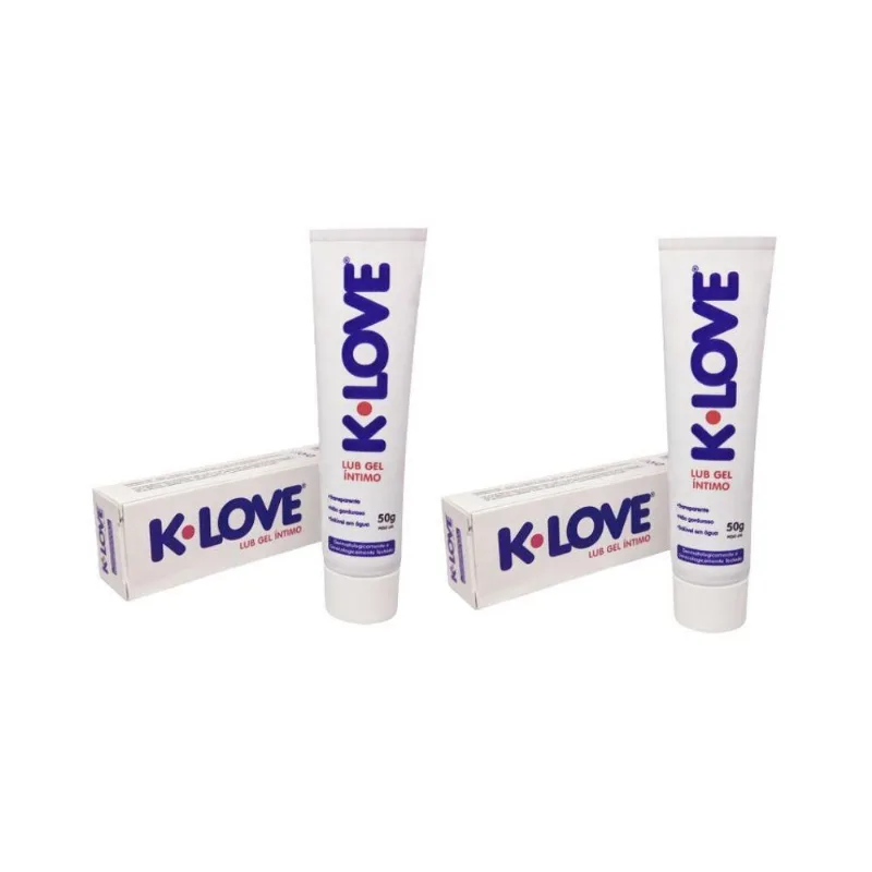 Gel Lubruficante Intimo Fashion Klove 50g - Kit Com 2un