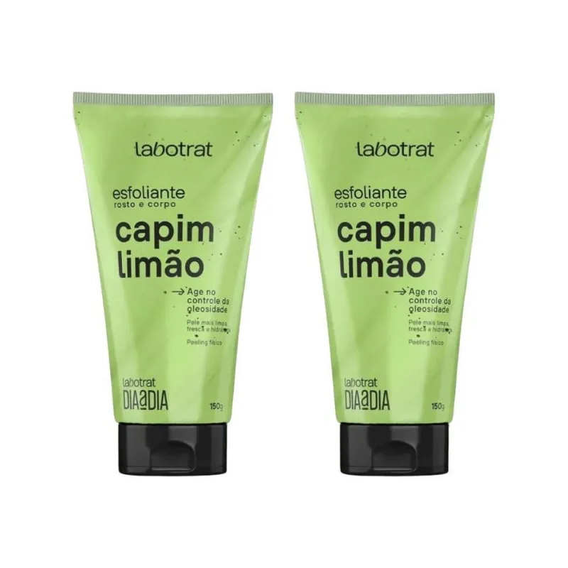 Esfoliante Labotrat Corpo E Rosto 150g Capim Limao - 2un