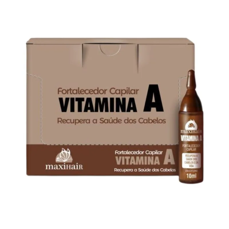 Ampola De Vitamina Maxihair 10ml A - Kit Com 24un