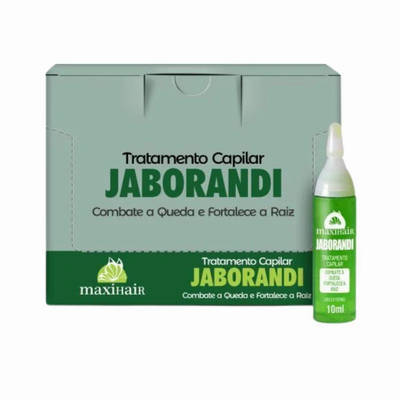 Ampola De Vitamina Maxihair 10ml Jaborandi - Kit Com 24un