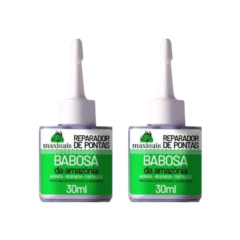 Reparador De Pontas Maxihair 30ml Babosa Da Amazonia - 2un