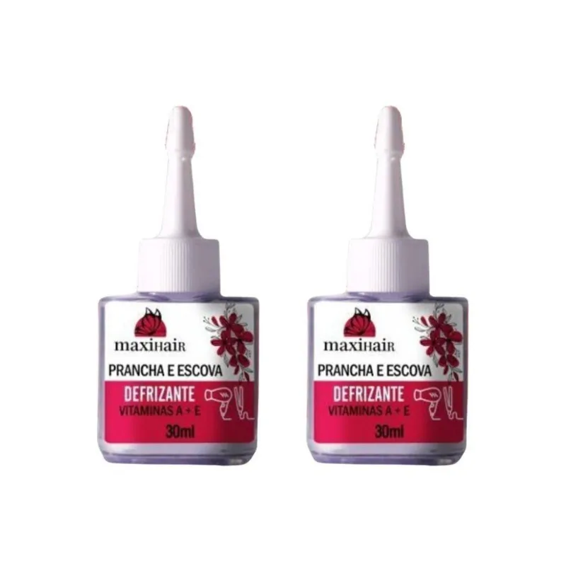 Reparador De Pontas Maxihair 30ml Prancha Escova- Kit 2un
