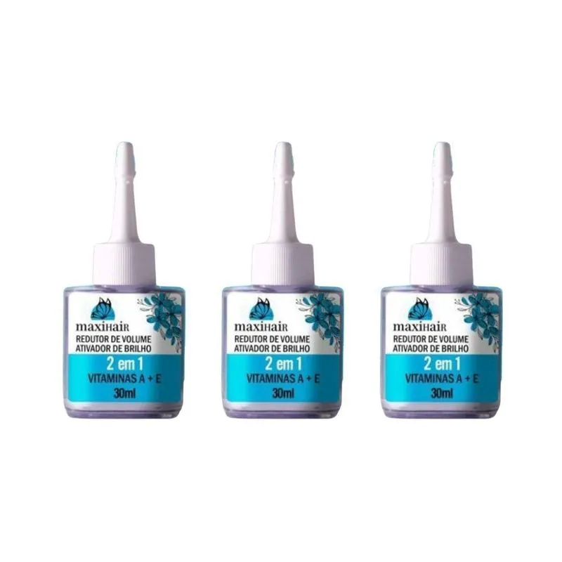 Reparador De Pontas Maxihair 30ml Red. De Volume 30 Ml - 3un