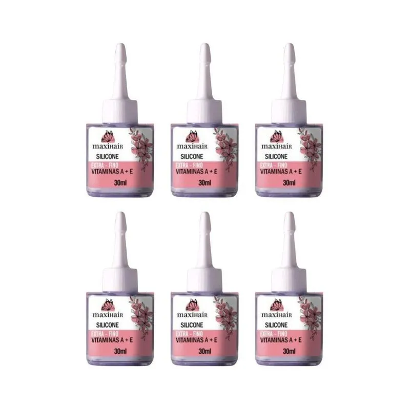 Reparador De Pontas Maxihair 30ml Silicone - 6un