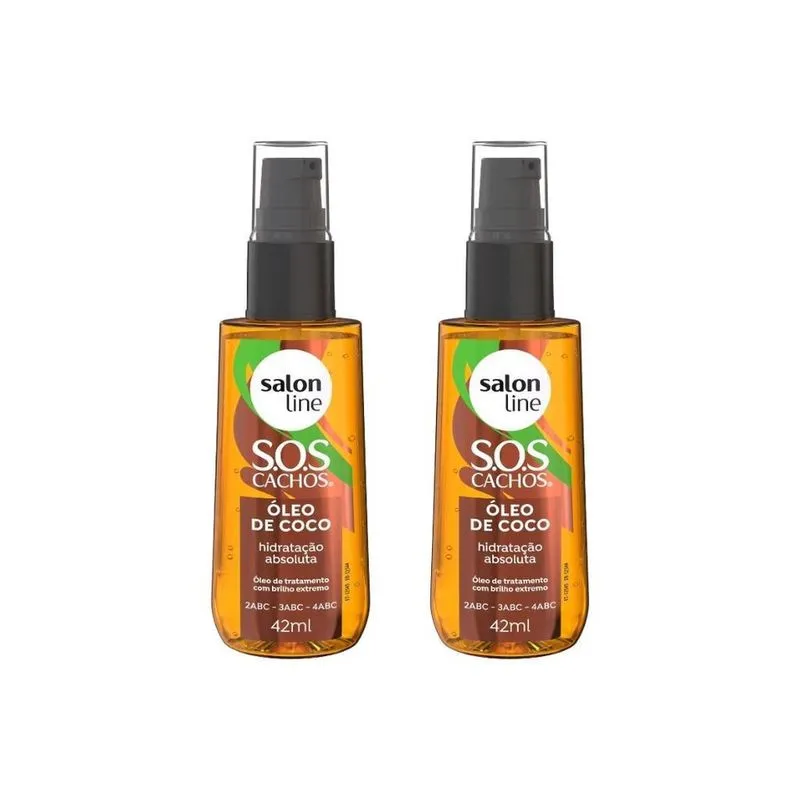 Oleo Salon Line Sos Oleo De Coco 42Ml - Kit Com 2Un