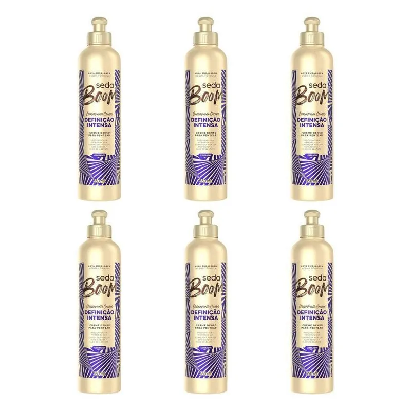 Creme De Pentear Seda 350Ml Boom Defini Inte Day After - 6Un