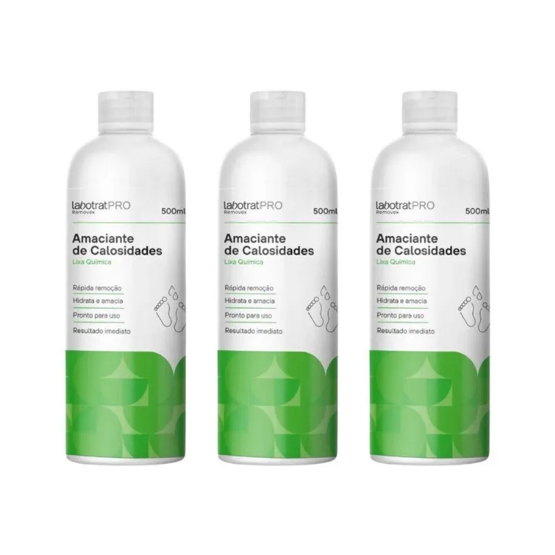 Amaciante De Calosidades Labotrat Profissional 500ml - 3un