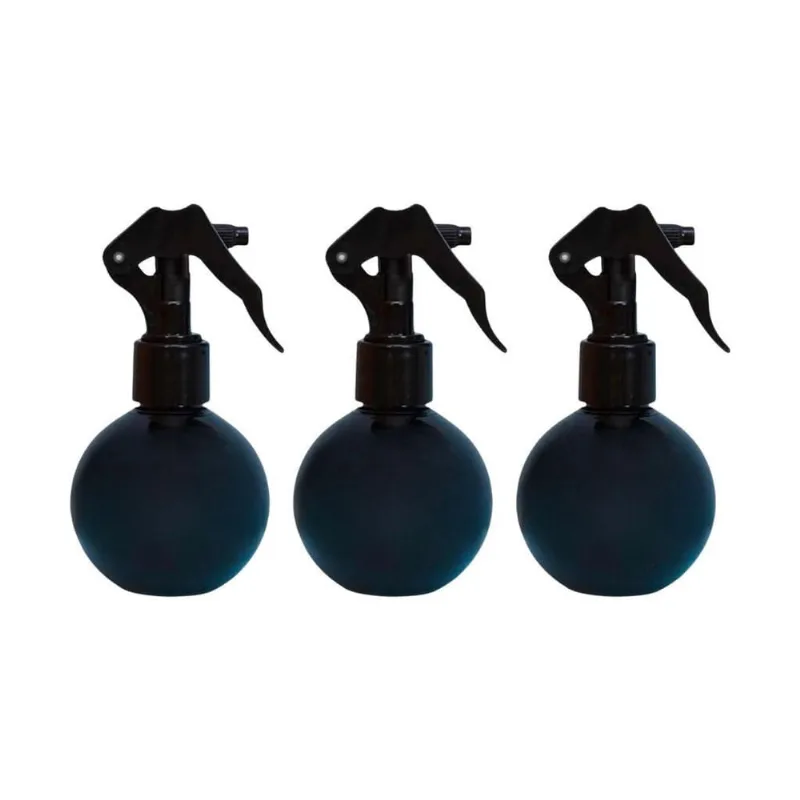 Pulverizador Ntflex 150Ml Mini Bolinha Preto - 3Un