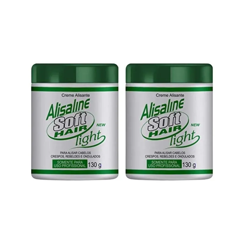 Alisante Alisaline 130g Verde Soft Hair - Kit C/2un