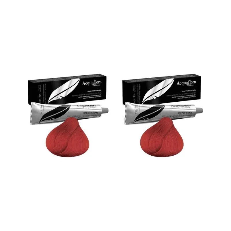 Coloraçao Acquaflora Perm 66.46 Louro Esc Int Averm 60g-2un