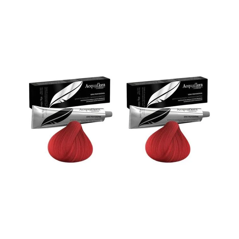 Coloraçao Acquaflora Permanente 0.6 Mix Verm 60G-Kit C/2Un