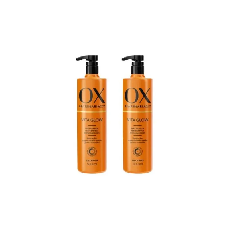 Shampoo Ox Vita Glow Mari Maria 500Ml-Kit C/2Un