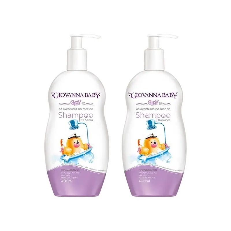 Shampoo Giovanna Baby Giby 400ml - Kit Com 2un