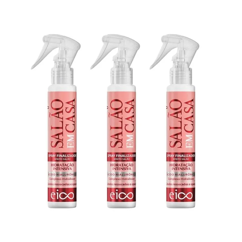Spray Eico Hidrataçao Intensiva 120ml - Kit c/ 3un