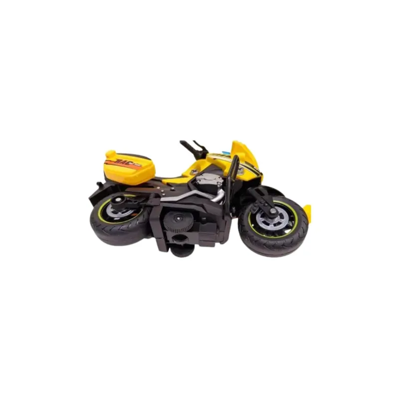 Moto de Plastico c/ Motor a Friccao Monta e Desmonta