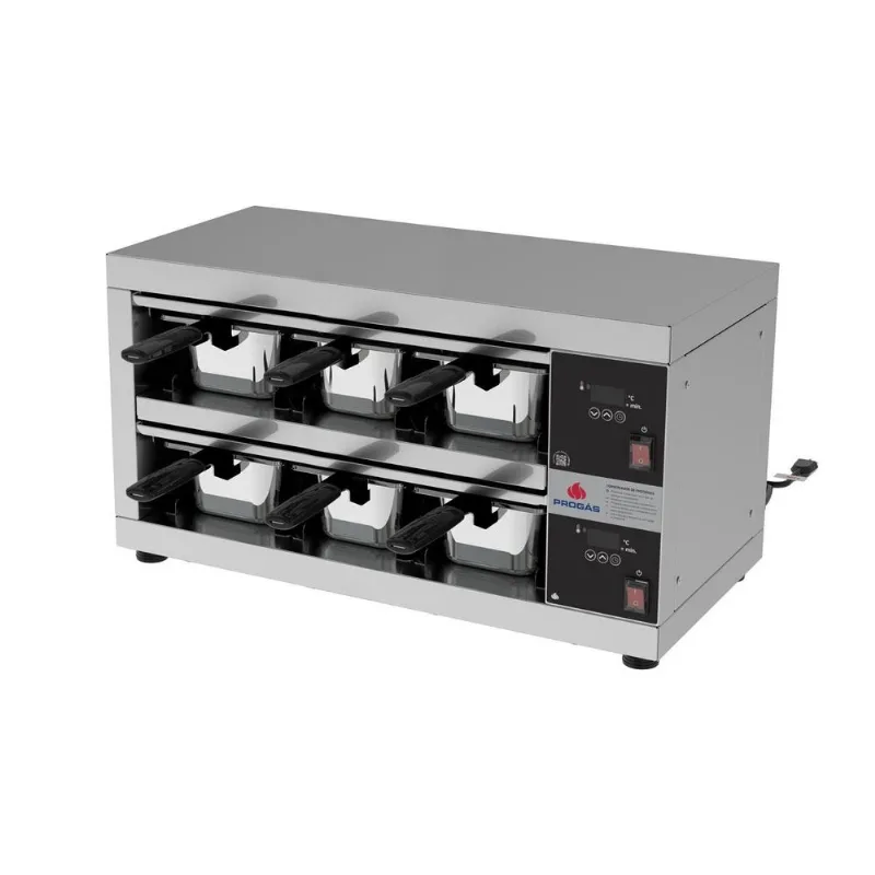 Conservador De Proteínas Profissional Digital Até 80c 6 Cubas 1200w Prcprot-06 220v - Progás P46410