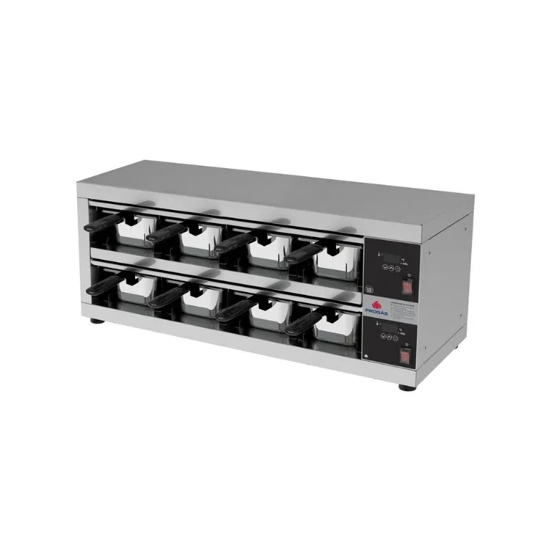 Conservador De Proteínas Profissional Digital Até 80c 8 Cubas 1600w Prcprot-08 220v - Progás P46426