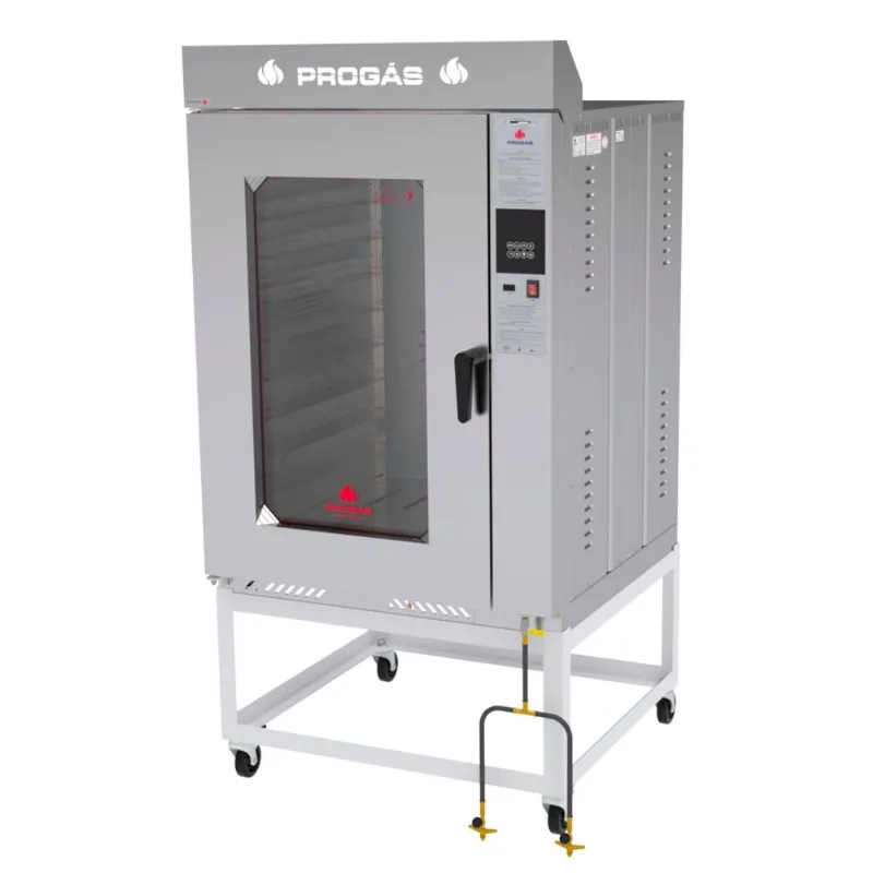 Forno Turbo A Gás Progás Inox 8 Esteiras Bivolt Prp-8000inox - Progás