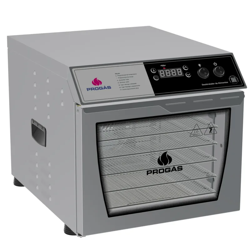 Desidratador de Alimentos Elétrico Progás 6 Esteiras Digital 127V PRDES-06