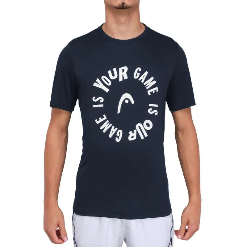 Camiseta Head Dry Estampa Game Marinho