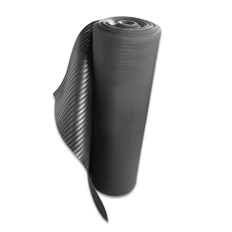 Lençol Piso Borracha Antiderrapante Ripadão 3mm 1,0m X 19m