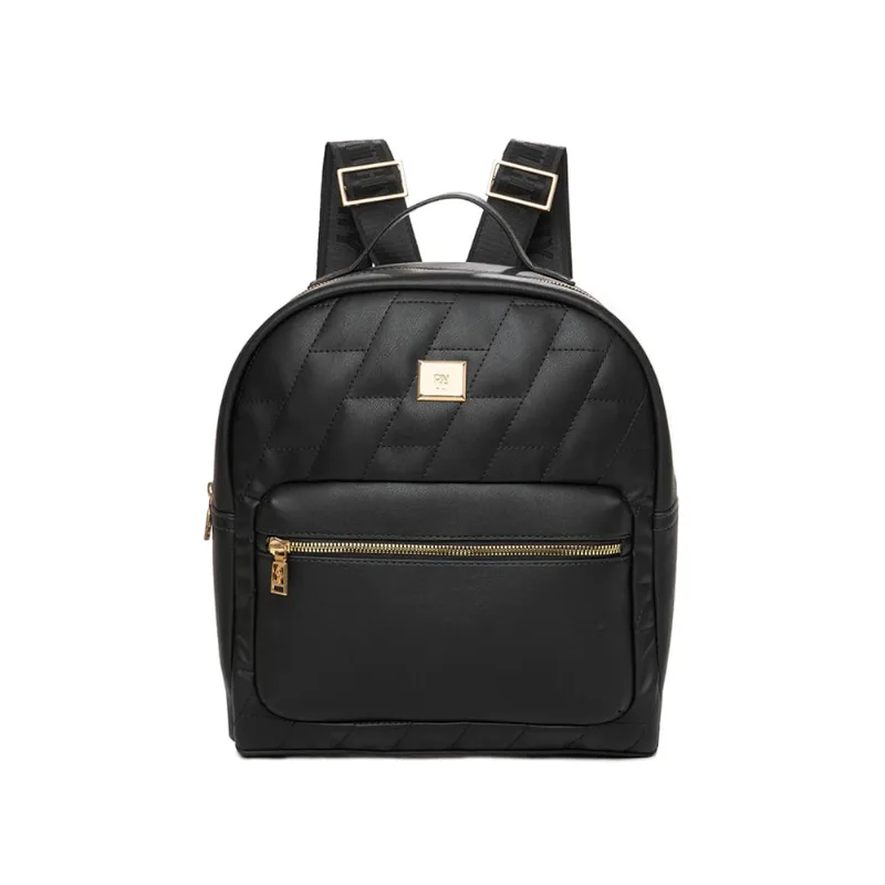 Mochila Feminina Rafitthy Matelassê Preto - U