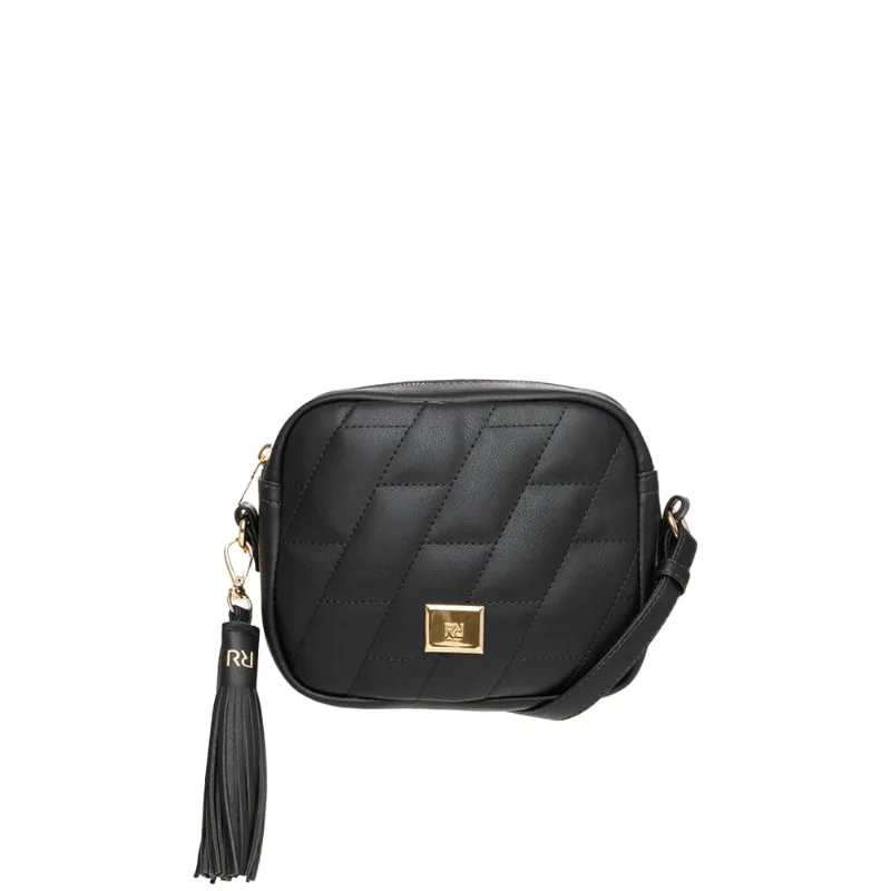 Mini Bolsa Feminina Rafitthy Matelassê Preto - U
