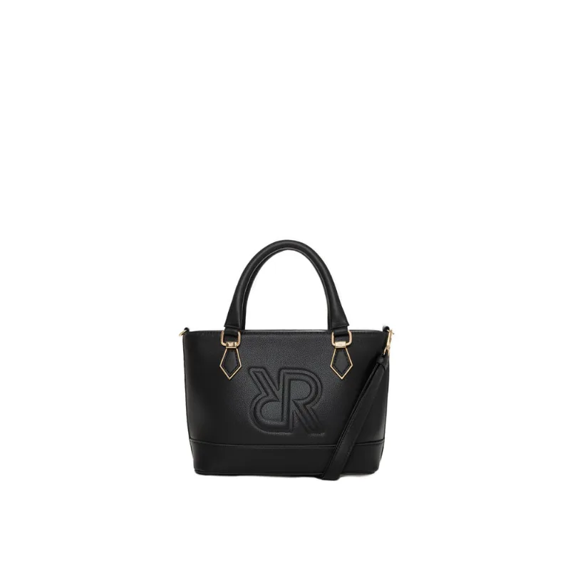 Bolsa Feminina Rafitthy Pequena Texturizada Transversal Preto - U