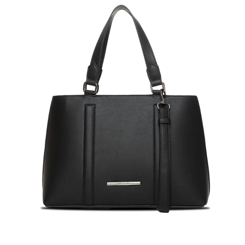 Bolsa Feminina Rafitthy Tiracolo Média Detalhes Preto - U