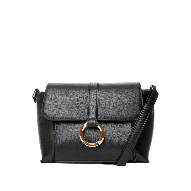 Bolsa Feminina Rafitthy Transversal Pequena Moderno Preto - U
