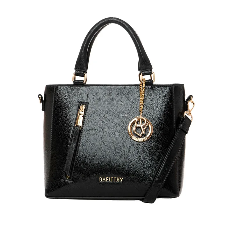 Bolsa Feminina Rafitthy Tote Média Alça Extra Preta - U