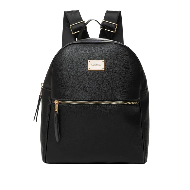 Mochila Feminina Rafitthy Grande Alças Personalizadas Preto - U