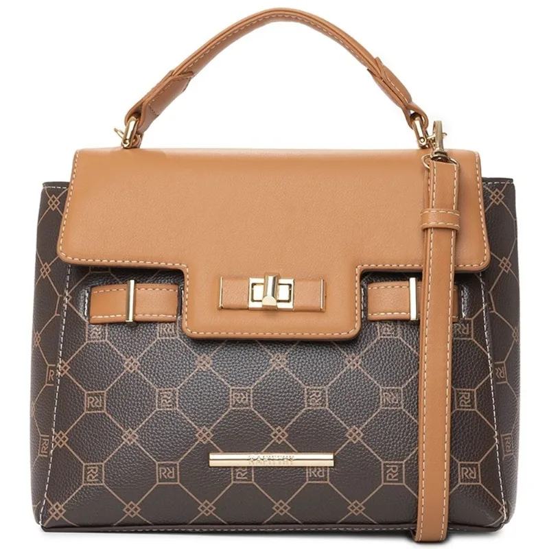 Bolsa Tote Transversal Feminina Rafitthy 28.16121 Marrom
