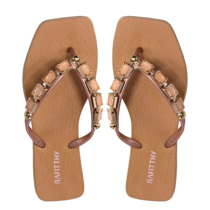 Chinelo Rafitthy Luxo Premium Diamond Gold 38 / DIAMOND-GOLD