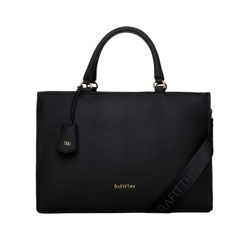 Bolsa Feminina Rafitthy Estruturada Tiracolo Preto - U