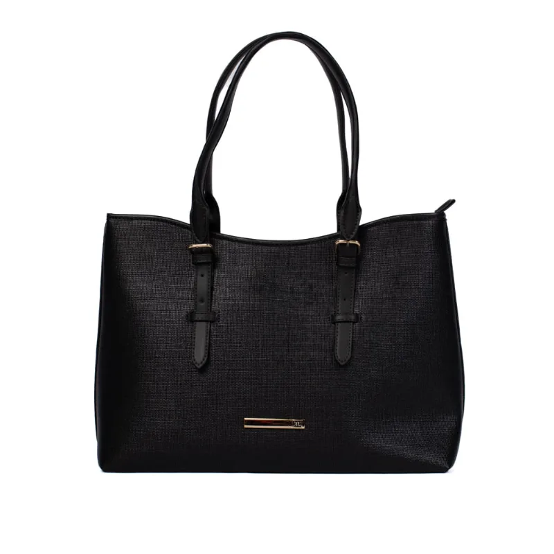 Bolsa Feminina Rafitthy Tiracolo Napa Texturizada Preto - U