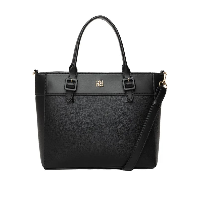 Bolsa Feminina Rafitthy Tote Napa Alça Extra Preta - U