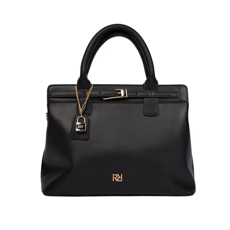 Bolsa Feminina Rafitthy Napa Tote Média Preta - U