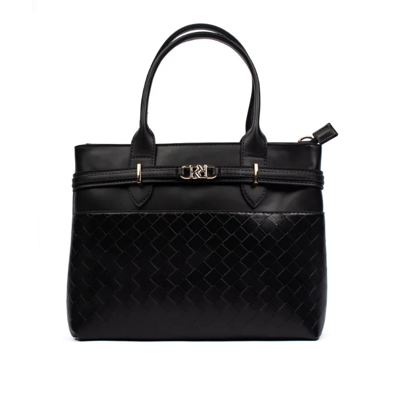 Bolsa Feminina Rafitthy Tote Napa Matelassê Média Preta - U