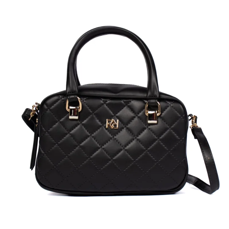 Bolsa Feminina Rafitthy Tote Napa Matelassê Média Preto - U