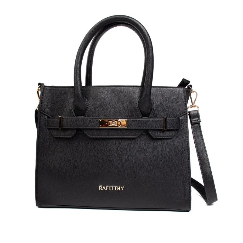 Bolsa Feminina Rafitthy Tote Média Preto - U