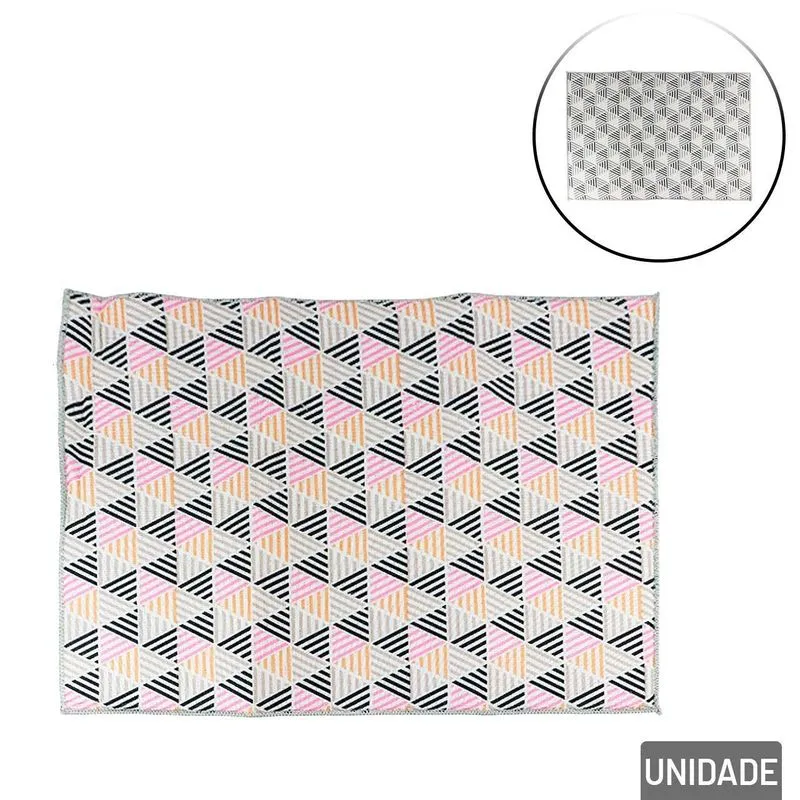 Pano De Limpeza Poliéster 48x38cm Multiuso Color - Tudo Em Caixa