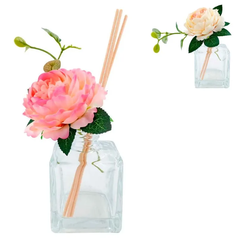 Frasco P/ Difusor Flor 130ml em Vidro FWB-Modelos Sortidos
