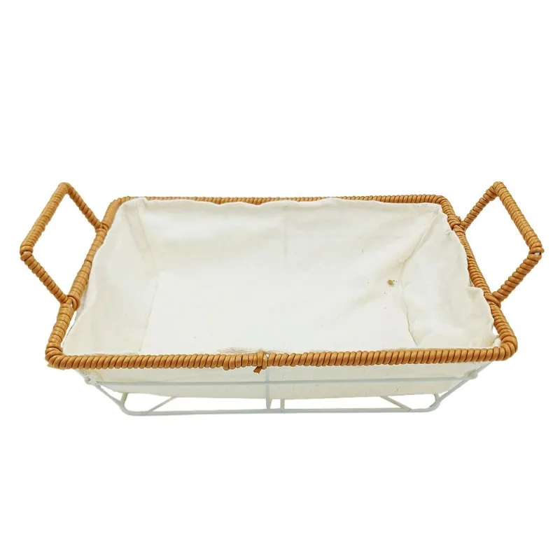 Cesto Organizador Retangular 25x19cm em Metal FWB