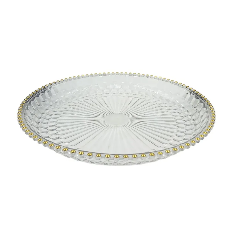 Bandeja Redonda 38,5x38,5cm em Plástico FWB